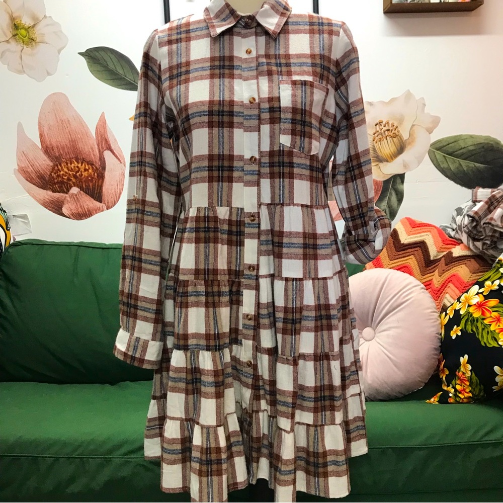 🔥FINAL PRICE🔥 PASSPORT flannel dress!